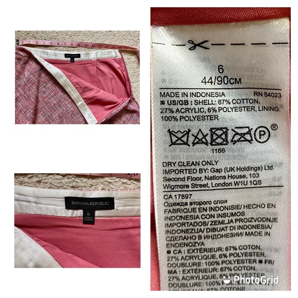 Banana Republic tweed wrap style skirt - Picture 8 of 17